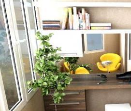 Металлический уголок на балконе - тип 1