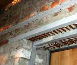 Металлический уголок над окном - тип 2