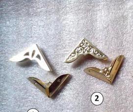 Металлический уголок: золото - тип 2