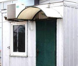 Металлический вагончик бытовка - вариант 4