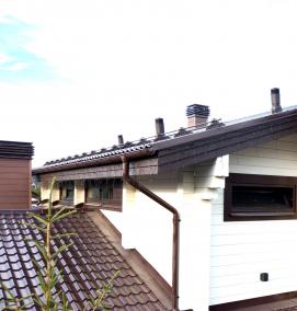 Металлочерепица зеленый мох - вариант 2