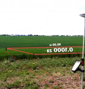 Межевание между участками - модель 1