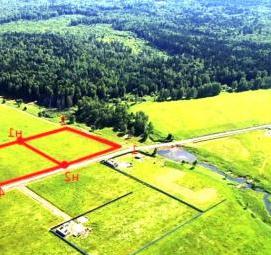 Межевания земельного участка сада - модель 1