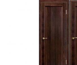 Межкомнатная дверь с пазом - тип 4