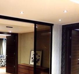 Межкомнатные алюминиевые перегородки раздвижные - тип 4