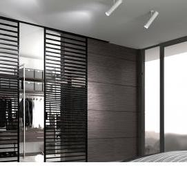 Межкомнатные алюминиевые перегородки раздвижные - тип 2