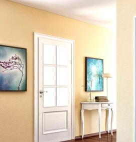 Межкомнатные двери массив белые - вариант 1