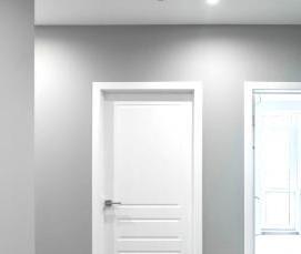 Межкомнатные двери с прозрачным стеклом - модель 3