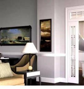 Межкомнатные двери с рисунком - модель 1