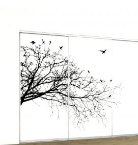 Межкомнатные двери с рисунком - модель 3