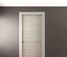 Межкомнатные двери серые матовые - вариант 1