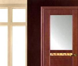 Межкомнатные двери серые со стеклом - вариант 1