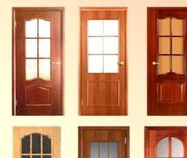 Межкомнатные двери со стеклом двустворчатые - тип 1