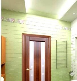 Межкомнатные двери в ванну - тип 4