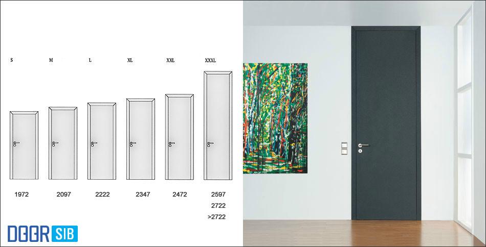 Межкомнатные двери высотой 2400 мм - тип 4