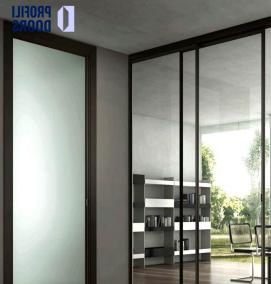 Межкомнатные перегородки алюминиевые - тип 1