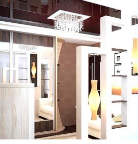 Межкомнатные перегородки из поликарбоната - тип 1