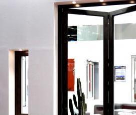 Межкомнатные пластиковые двери гармошкой раздвижные - тип 3