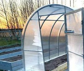 Мини теплица из поликарбоната - вариант 3