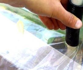 Мини теплица из труб пвх - вариант 1