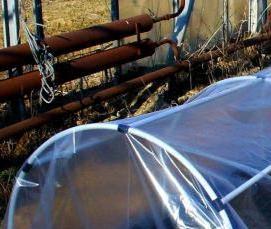 Мини теплица из труб пвх - вариант 4