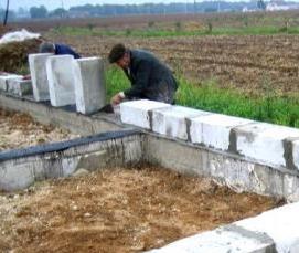 Многощелевые керамзитобетонные блоки - вариант 2