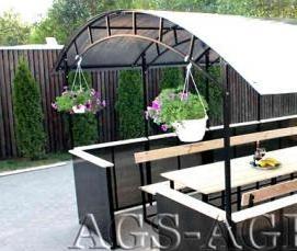 Модульные беседки из дерева - вариант 4