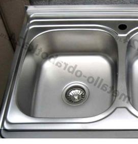 Мойка для кухни нержавейка накладная - вариант 3
