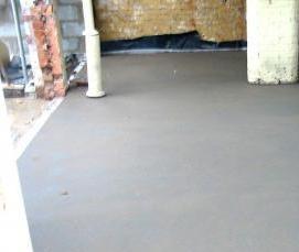 Мокрая стяжка пола - тип 4