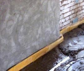 Мокрая стяжка пола - тип 3