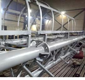 Молниезащита дымовой трубы котельной - вариант 2