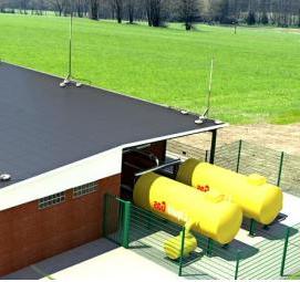 Молниезащита наружных установок - модель 2