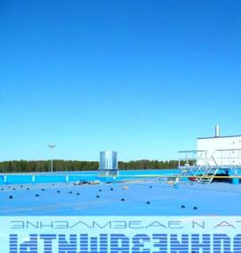 Молниезащита плоской крыши - тип 1