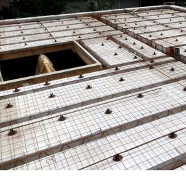 Монолитная плита перекрытия - тип 3