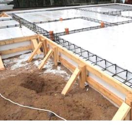 Монолитная плита перекрытия - тип 2