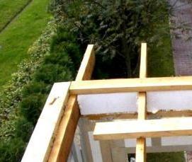 Монтаж деревянных крыш - тип 1