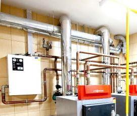 Монтаж дизельного котла отопления - тип 3