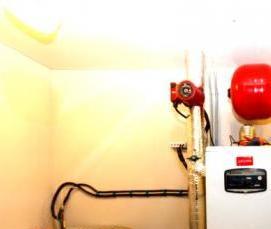 Монтаж дизельного котла отопления - тип 2