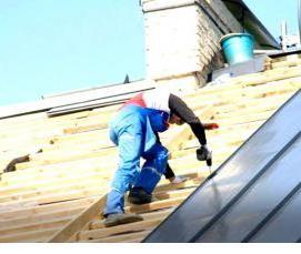 Монтаж фальцевой кровли на осб - вариант 3