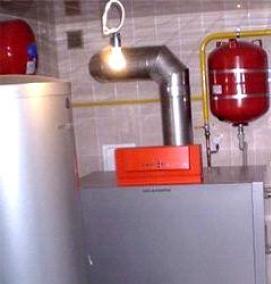 Монтаж газовой вентиляции в частном доме - вариант 3