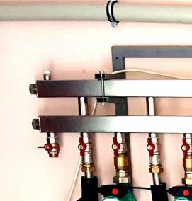 Монтаж коллектора водяного пола - тип 1