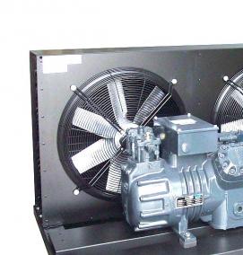 Монтаж компрессорно конденсаторного блока - тип 3