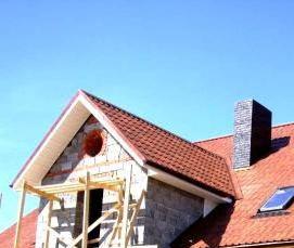 Монтаж кровли из металлочерепицы - модель 3