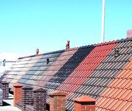Монтаж кровли из натуральной черепицы - тип 3