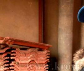 Монтаж кровли из натуральной черепицы - тип 2
