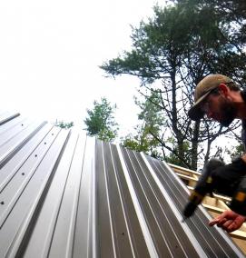 Монтаж кровли - модель 3