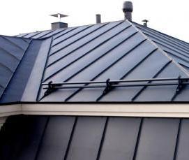 Монтаж кровли типа кликфальц - тип 4