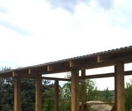 Монтаж крыши беседки - вариант 4