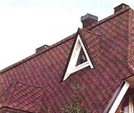 Монтаж крыши дома - модель 1