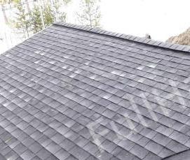 Монтаж крыши гибкой черепицей - модель 1